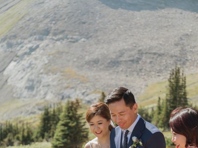 Brendan and Paulina&apos;s wedding in Canmore, Alberta 19