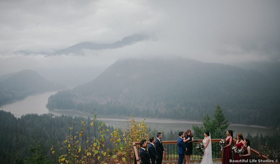 Catalina and Garrett's wedding in Hope, British Columbia