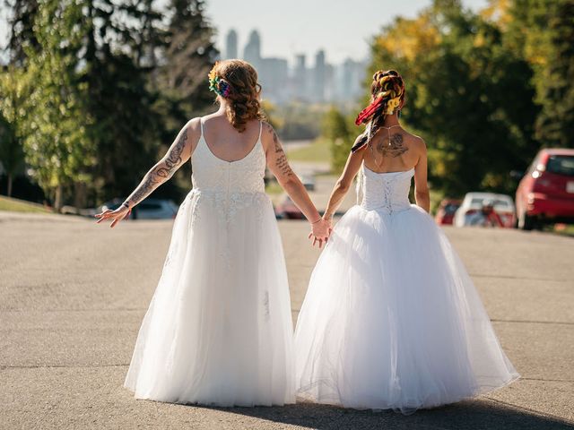Veronica and Jamie's wedding in Bragg Creek, Alberta 4