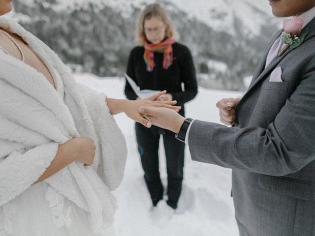 Dave and Minette&apos;s wedding in Canmore, Alberta 7