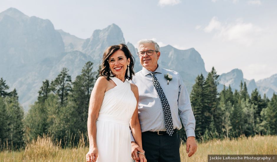 Don and Bernice's wedding in Canmore, Alberta