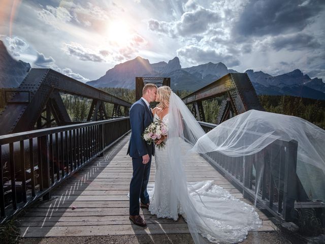 Ryan and Kayla&apos;s wedding in Canmore, Alberta 71