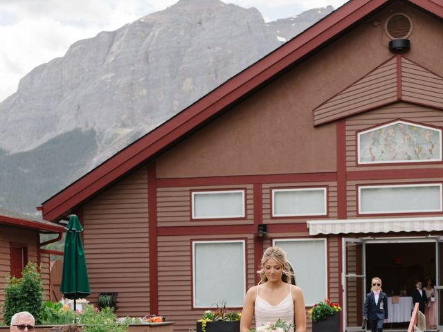 Cole and Kayla's wedding in Canmore, Alberta 4