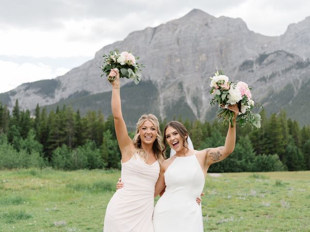 Cole and Kayla's wedding in Canmore, Alberta 5