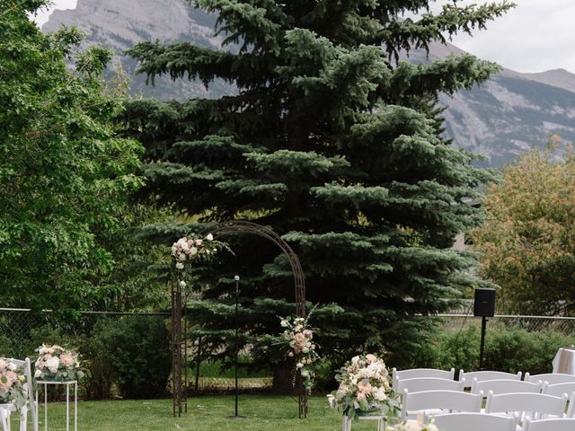 Cole and Kayla's wedding in Canmore, Alberta 7