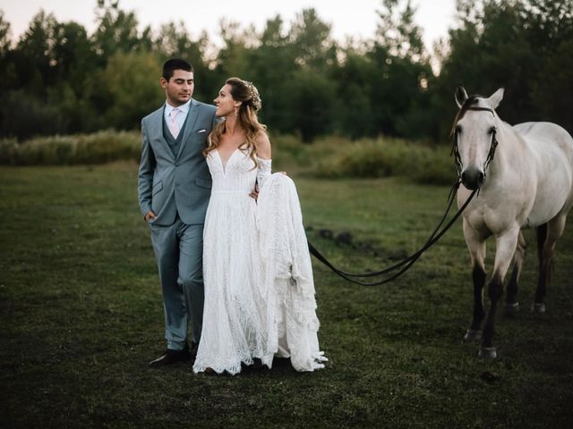 Matthew  and Jordie &apos;s wedding in Little Smoky, Alberta 13