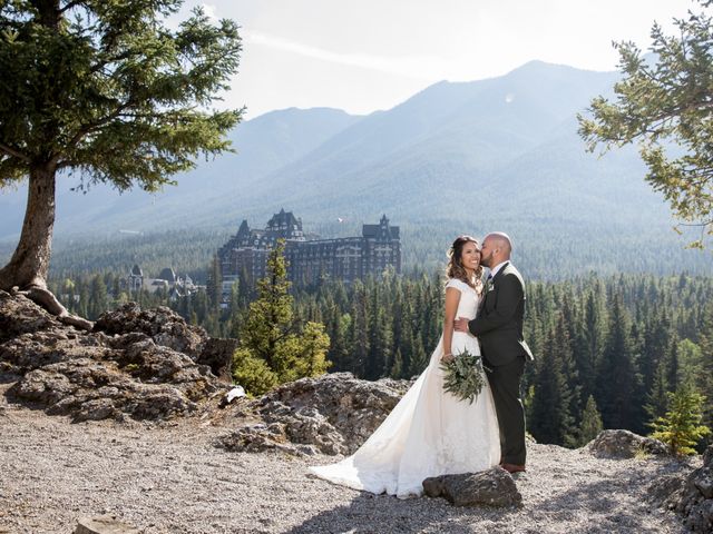 Benjamin and Katrina&apos;s wedding in Banff, Alberta 30