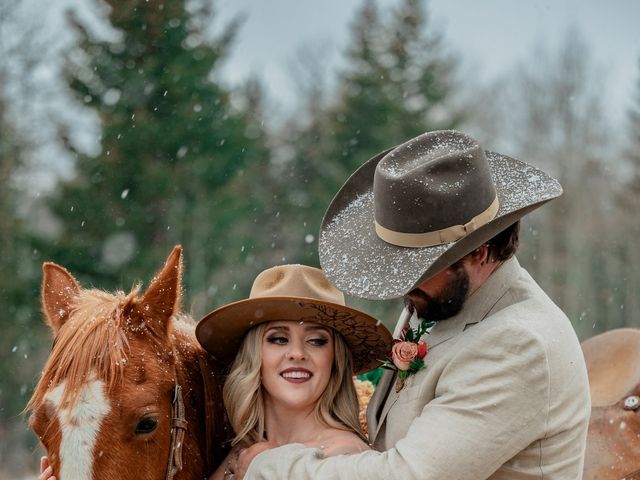 Riley and Ciara&apos;s wedding in Cochrane, Alberta 14