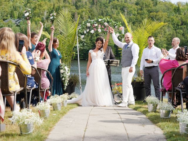 Cory and Danielle&apos;s wedding in Sainte-Adele, Quebec 40