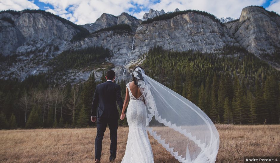 Mike and Vanessa's wedding in Banff, Alberta