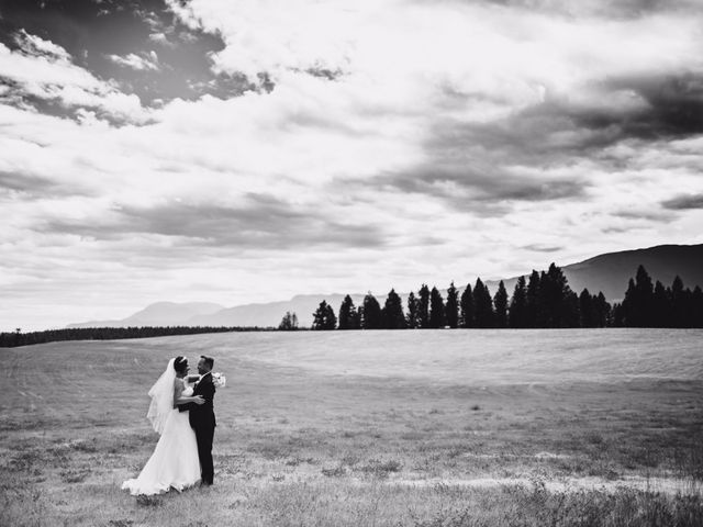 Steve and Lori&apos;s wedding in Invermere, British Columbia 1