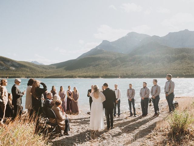 Paul and Marisa&apos;s wedding in Canmore, Alberta 52
