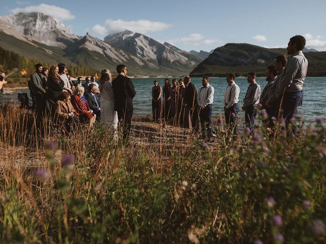 Paul and Marisa&apos;s wedding in Canmore, Alberta 53