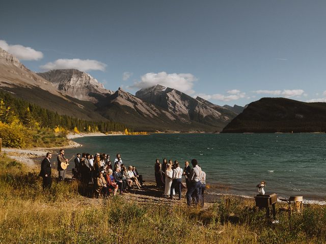 Paul and Marisa&apos;s wedding in Canmore, Alberta 55