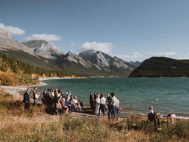 Paul and Marisa&apos;s wedding in Canmore, Alberta 56
