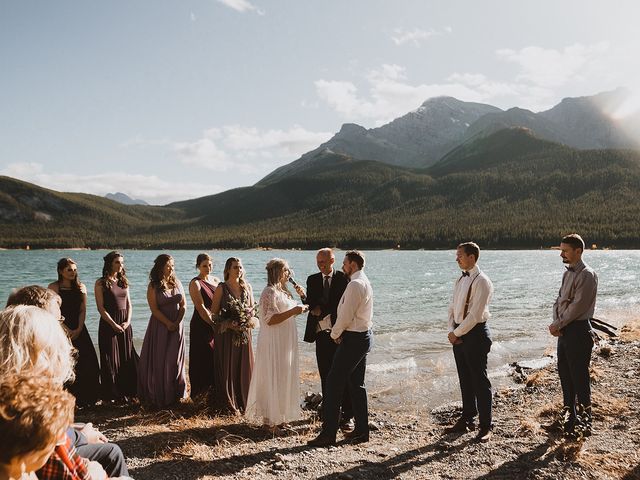 Paul and Marisa&apos;s wedding in Canmore, Alberta 61