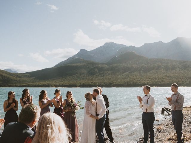 Paul and Marisa&apos;s wedding in Canmore, Alberta 62