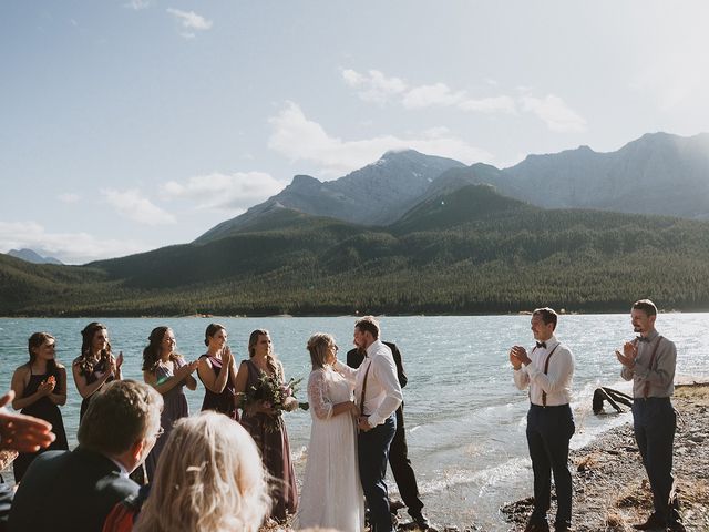 Paul and Marisa&apos;s wedding in Canmore, Alberta 63