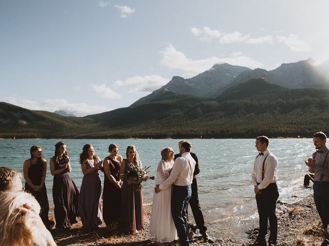 Paul and Marisa&apos;s wedding in Canmore, Alberta 64