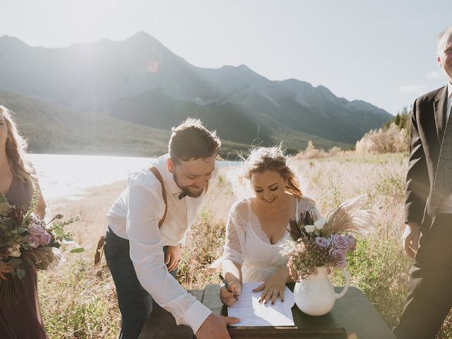 Paul and Marisa&apos;s wedding in Canmore, Alberta 65