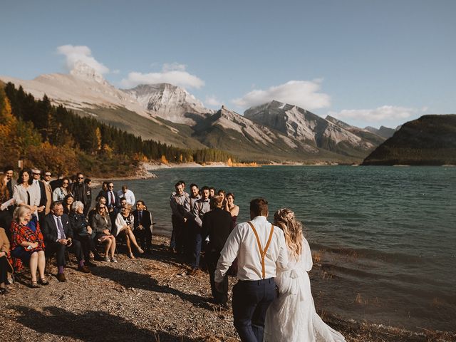 Paul and Marisa&apos;s wedding in Canmore, Alberta 67