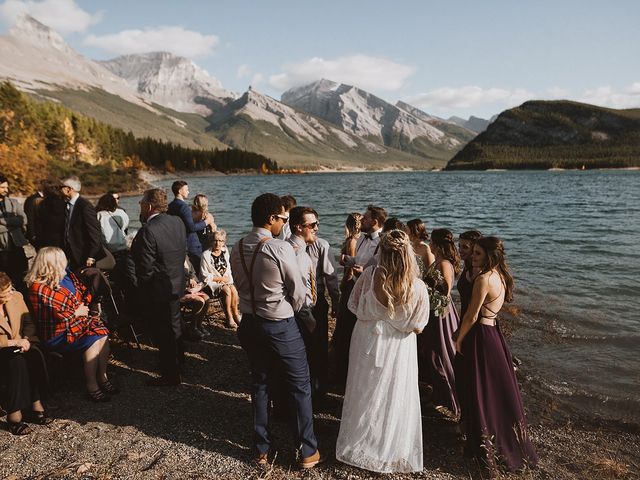 Paul and Marisa&apos;s wedding in Canmore, Alberta 69