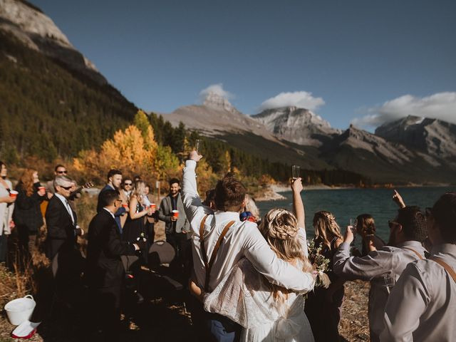 Paul and Marisa&apos;s wedding in Canmore, Alberta 71