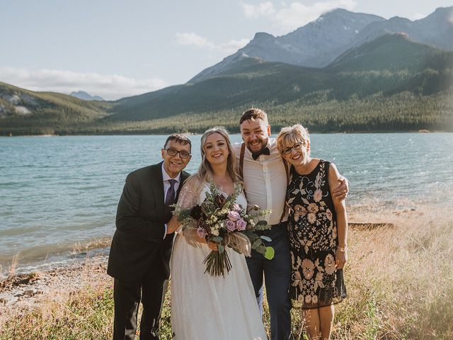 Paul and Marisa&apos;s wedding in Canmore, Alberta 73