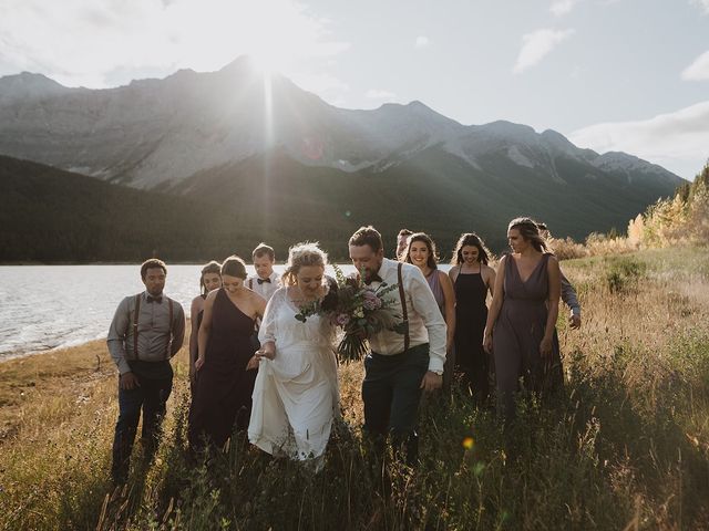 Paul and Marisa&apos;s wedding in Canmore, Alberta 74