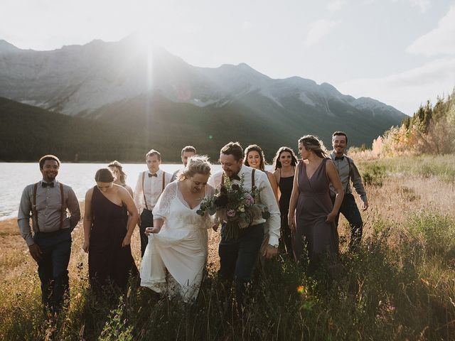 Paul and Marisa&apos;s wedding in Canmore, Alberta 75