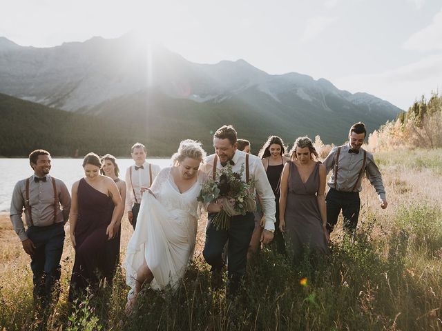 Paul and Marisa&apos;s wedding in Canmore, Alberta 76
