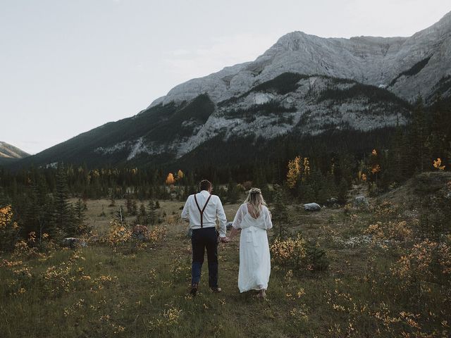 Paul and Marisa&apos;s wedding in Canmore, Alberta 83
