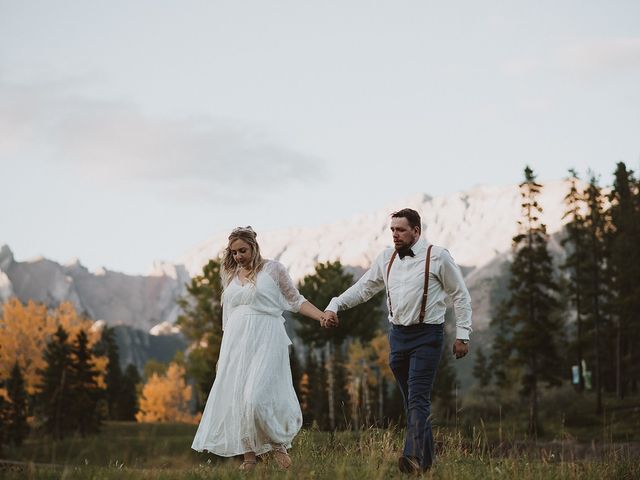 Paul and Marisa&apos;s wedding in Canmore, Alberta 88
