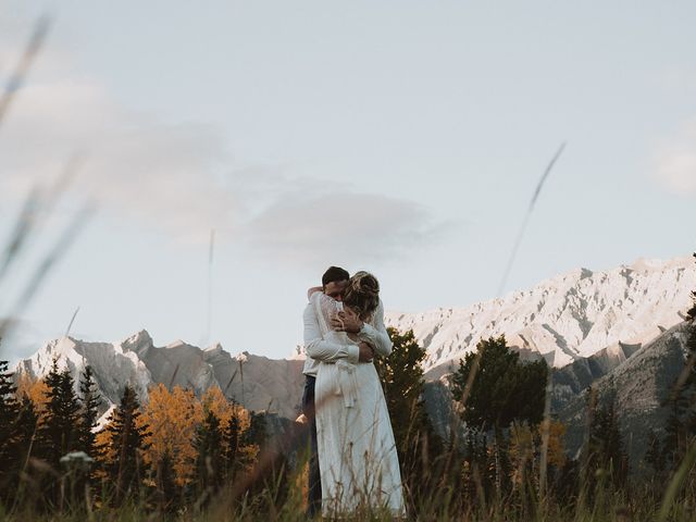 Paul and Marisa&apos;s wedding in Canmore, Alberta 89