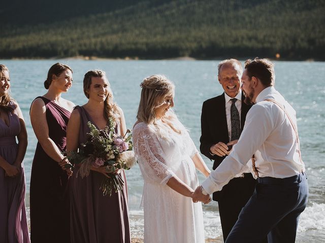 Paul and Marisa&apos;s wedding in Canmore, Alberta 124