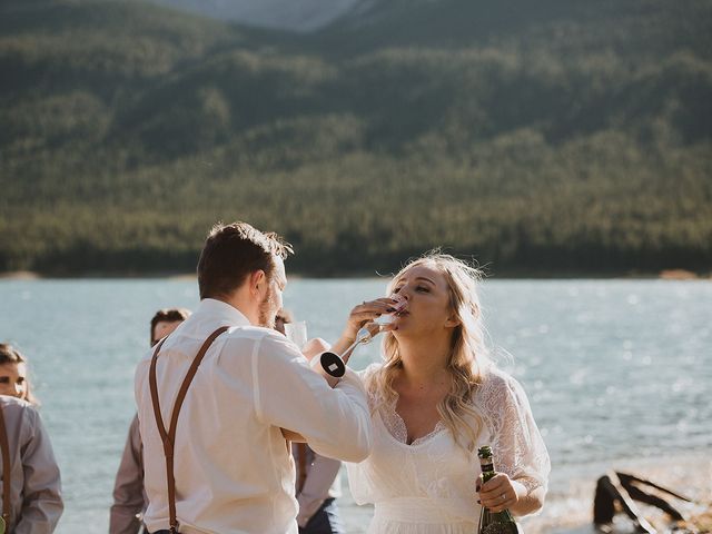 Paul and Marisa&apos;s wedding in Canmore, Alberta 130