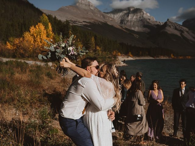 Paul and Marisa&apos;s wedding in Canmore, Alberta 134