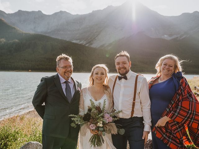 Paul and Marisa&apos;s wedding in Canmore, Alberta 135