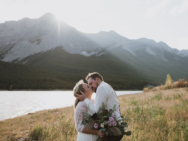 Paul and Marisa&apos;s wedding in Canmore, Alberta 137