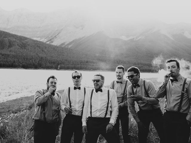 Paul and Marisa&apos;s wedding in Canmore, Alberta 140
