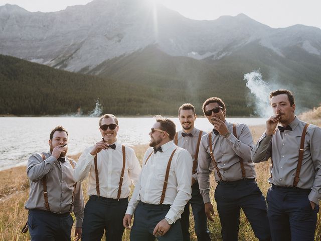 Paul and Marisa&apos;s wedding in Canmore, Alberta 141
