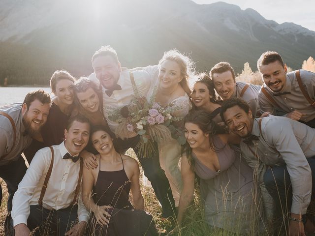 Paul and Marisa&apos;s wedding in Canmore, Alberta 143