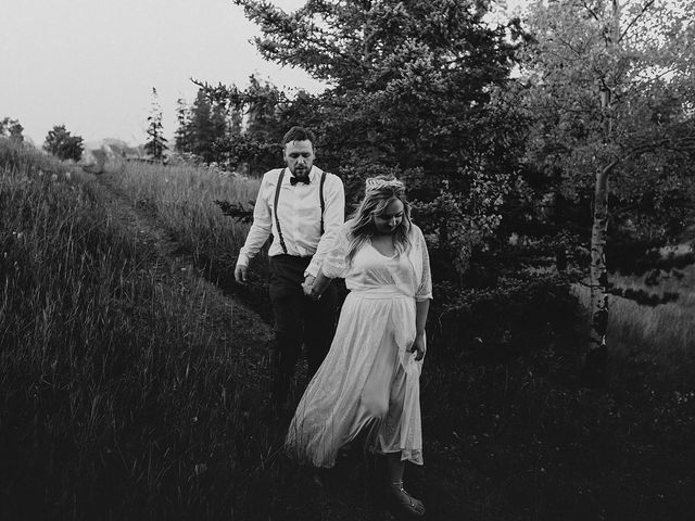 Paul and Marisa&apos;s wedding in Canmore, Alberta 149