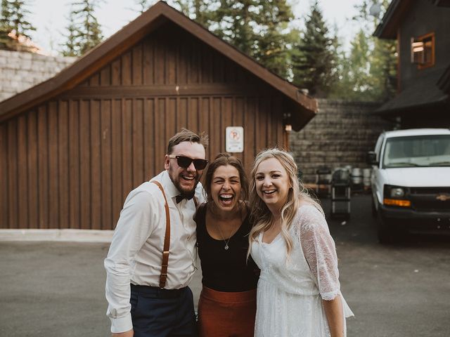 Paul and Marisa&apos;s wedding in Canmore, Alberta 152