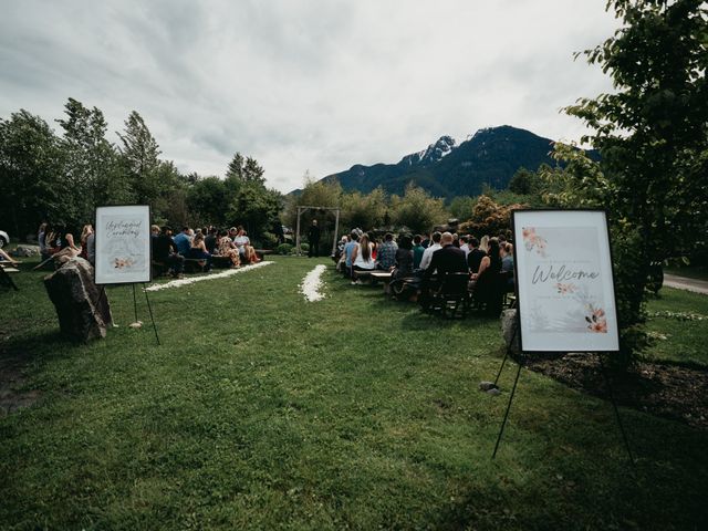 Lucas and Bailey&apos;s wedding in Squamish, British Columbia 19