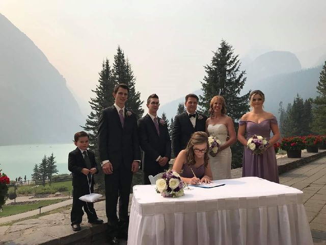 Wayne  and Teresa &apos;s wedding in Lake Louise, Alberta 3