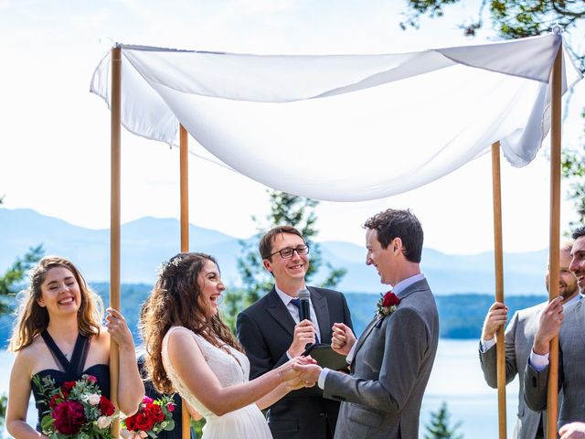 Chris and Maia&apos;s wedding in Galiano, British Columbia 11