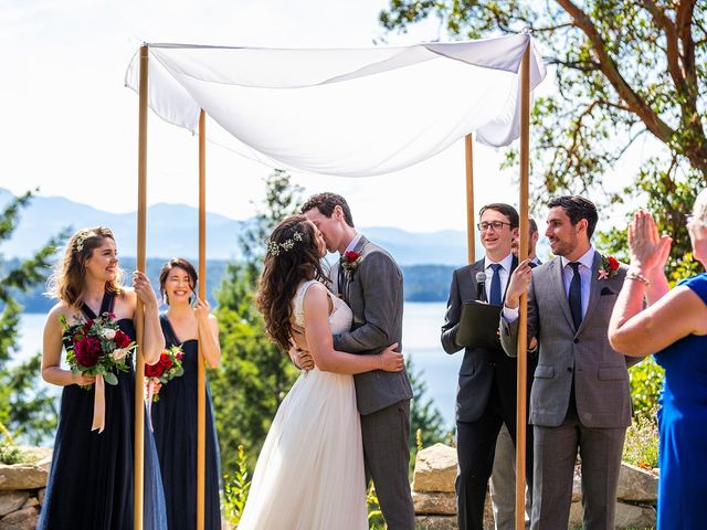 Chris and Maia&apos;s wedding in Galiano, British Columbia 12