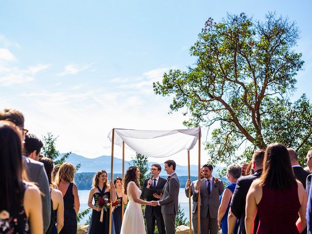 Chris and Maia&apos;s wedding in Galiano, British Columbia 13