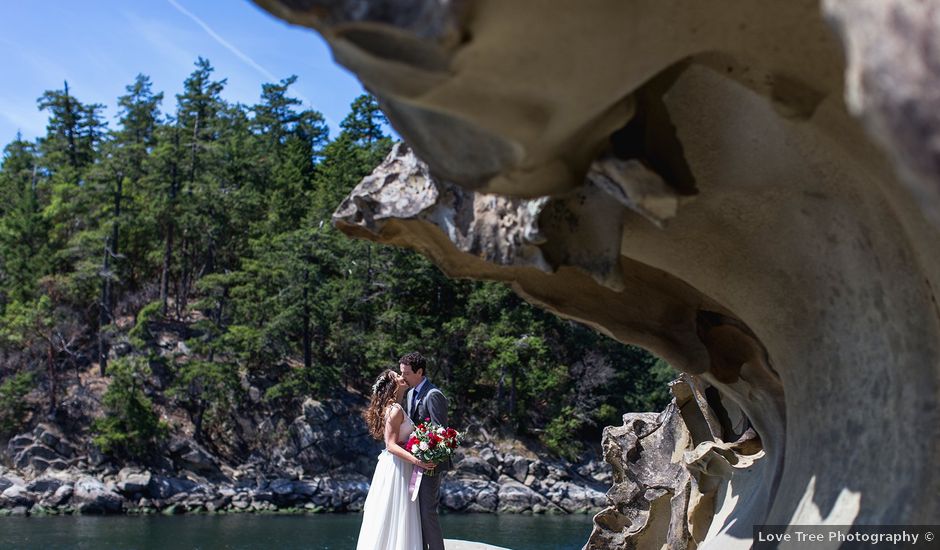 Chris and Maia's wedding in Galiano, British Columbia